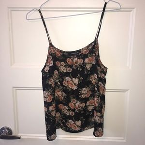 Floral Chiffon Tank
